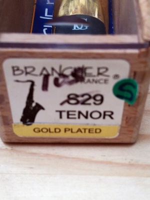 Bec BRANCHER Gold plated ténor
