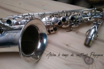Saxophone alto SELMER Balanced Action argenté de 1946