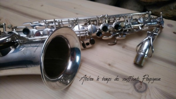 Saxophone alto SELMER Balanced Action argenté de 1946