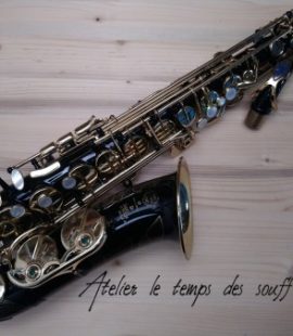Saxophone Alto SELMER SA80 II Noir Gravé.