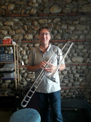 Trombone Couesnon monopole argenté