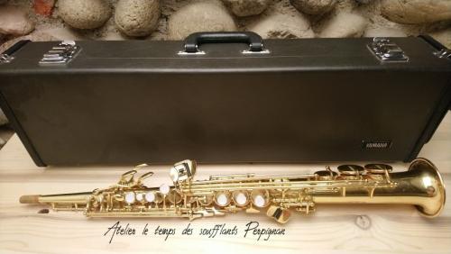 Saxophone soprano droit YAMAHA YSS 475